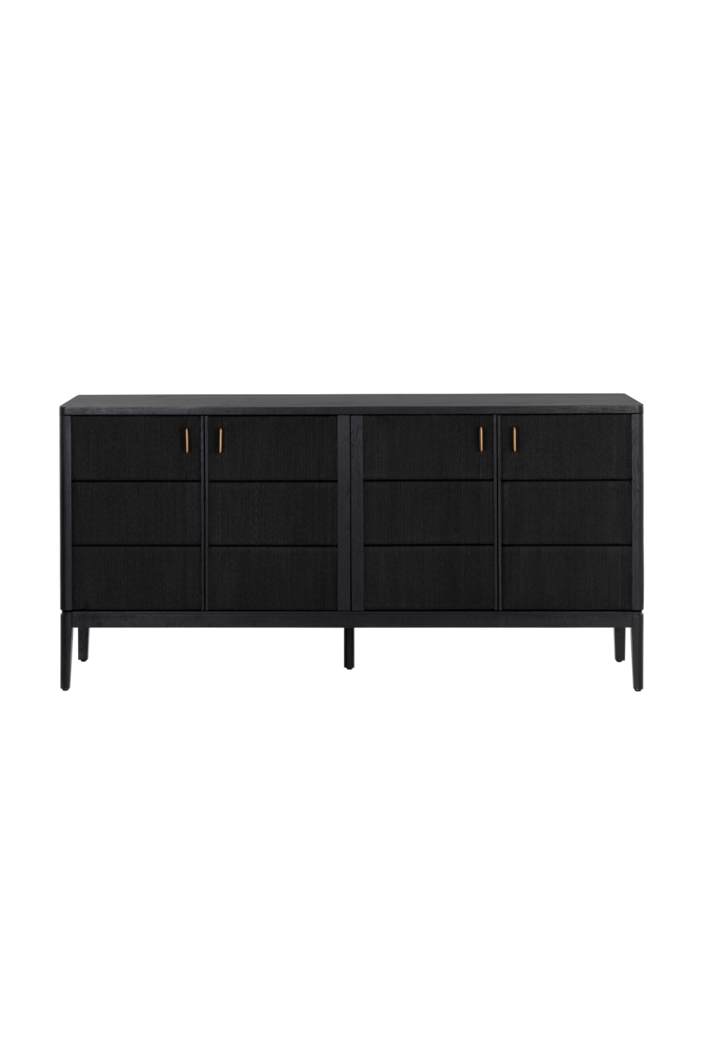 4-Door Black Sideboard by Splendido Etienne