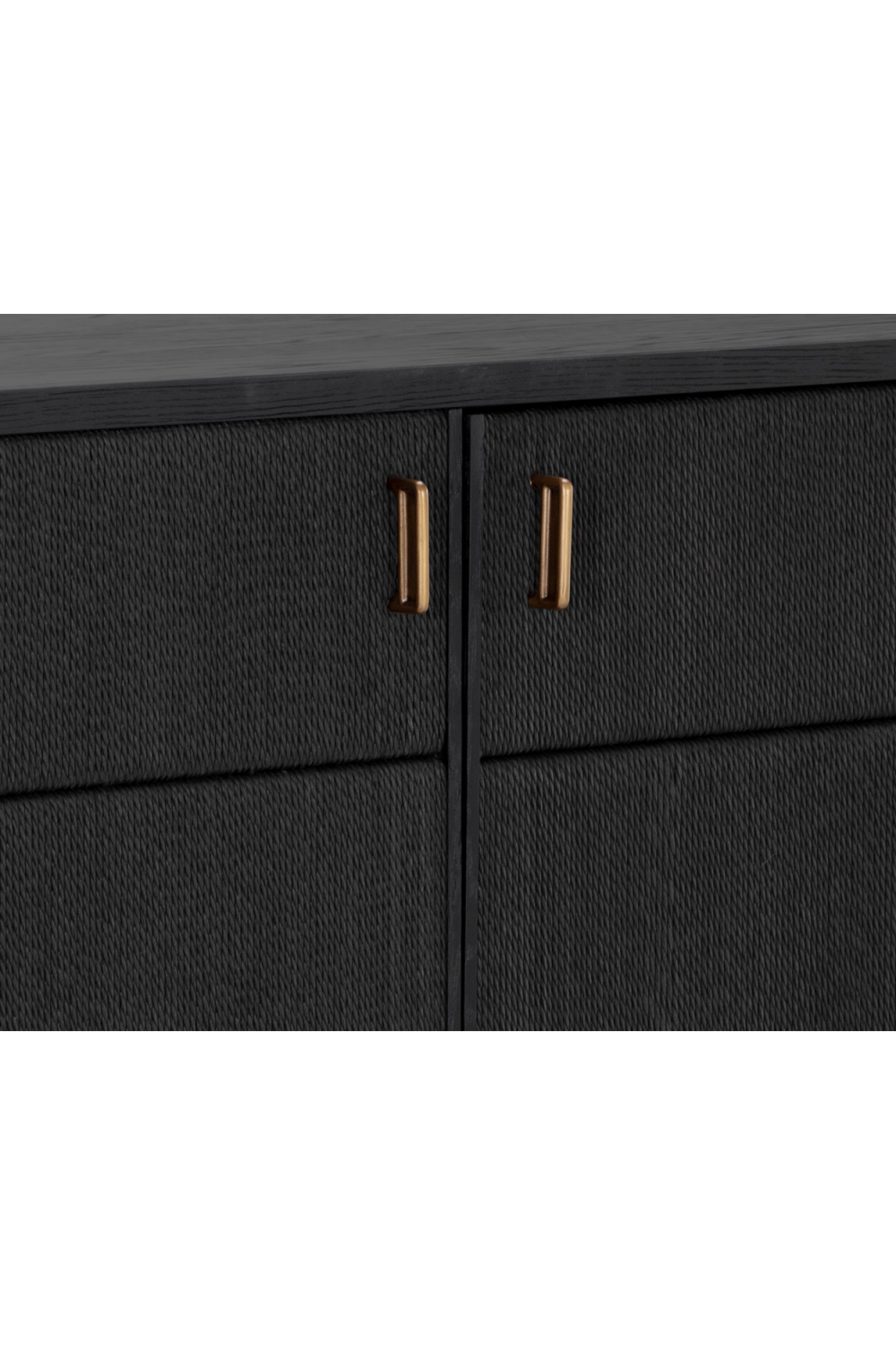 4-Door Black Sideboard by Splendido Etienne, alternate view 6