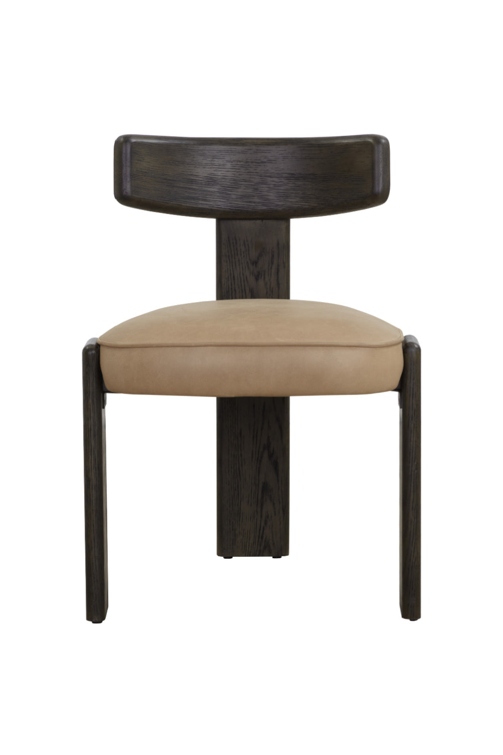 Oak Leather Dining Chairs (2) by Splendido Horton