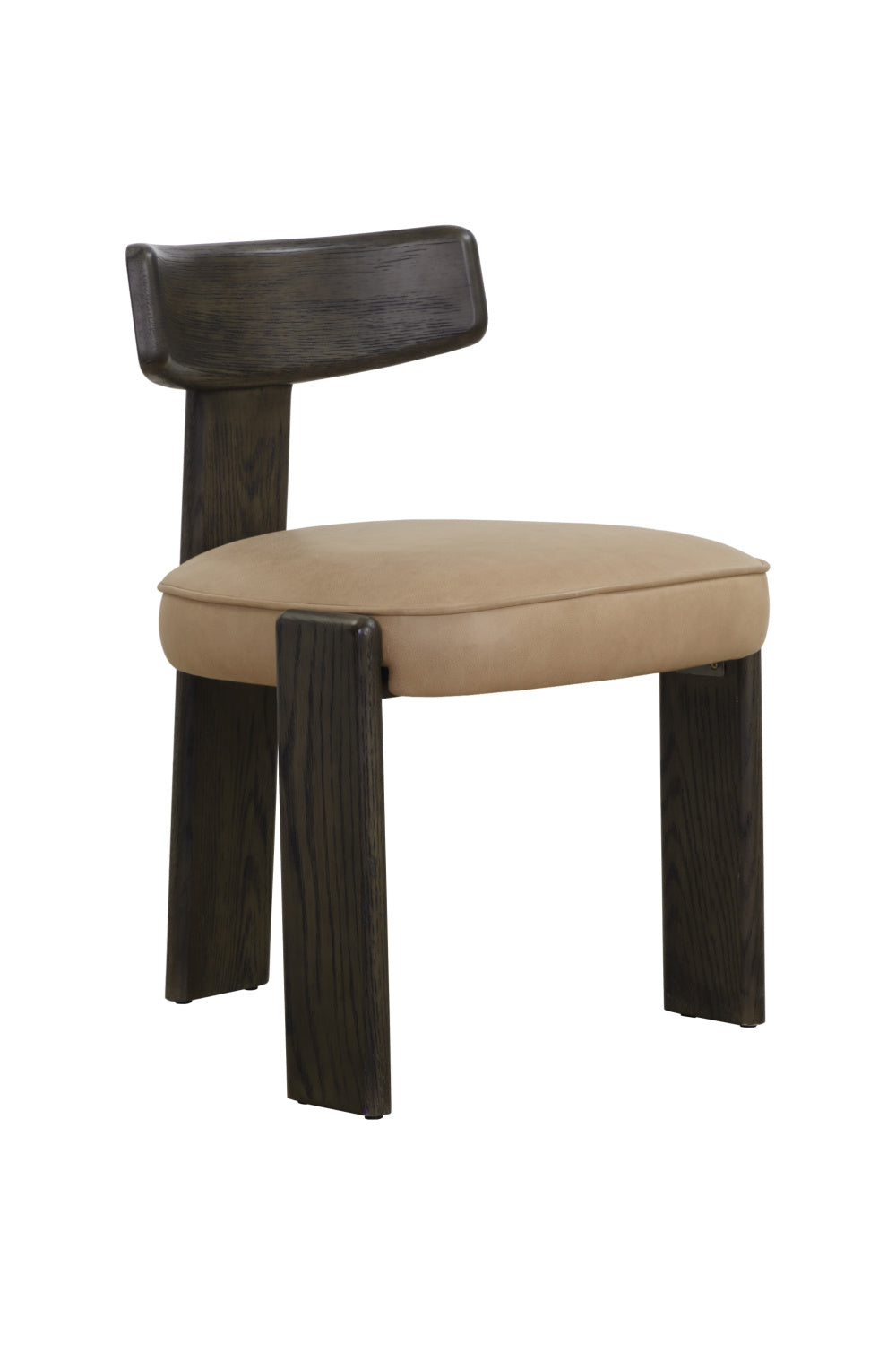 Oak Leather Dining Chairs (2) by Splendido Horton, alternate view 3