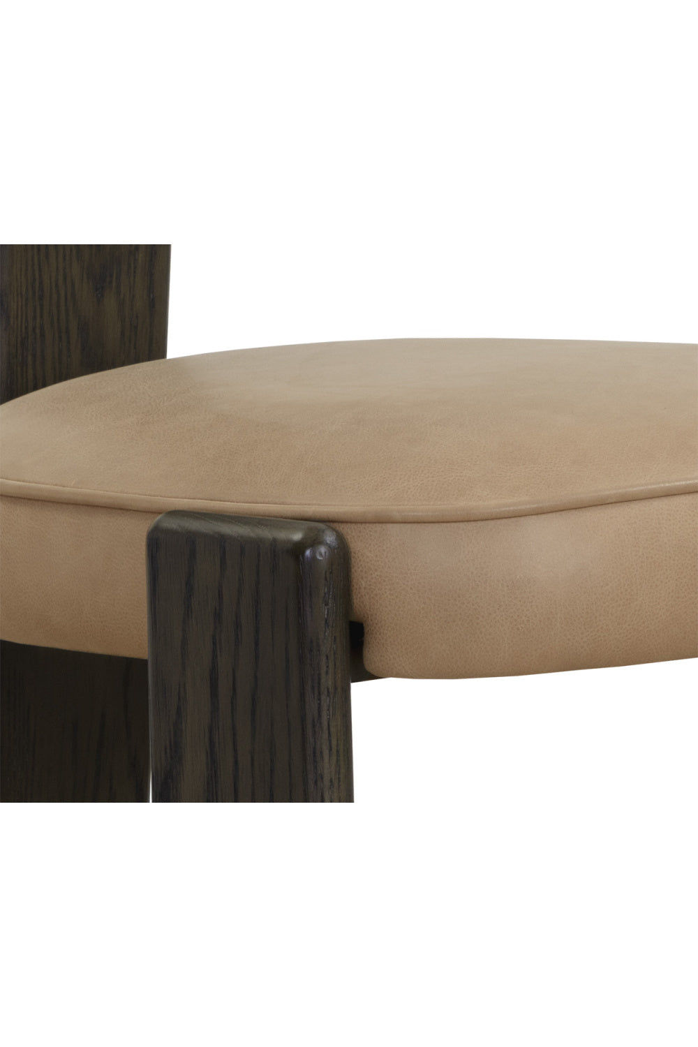 Oak Leather Dining Chairs (2) by Splendido Horton, alternate view 7