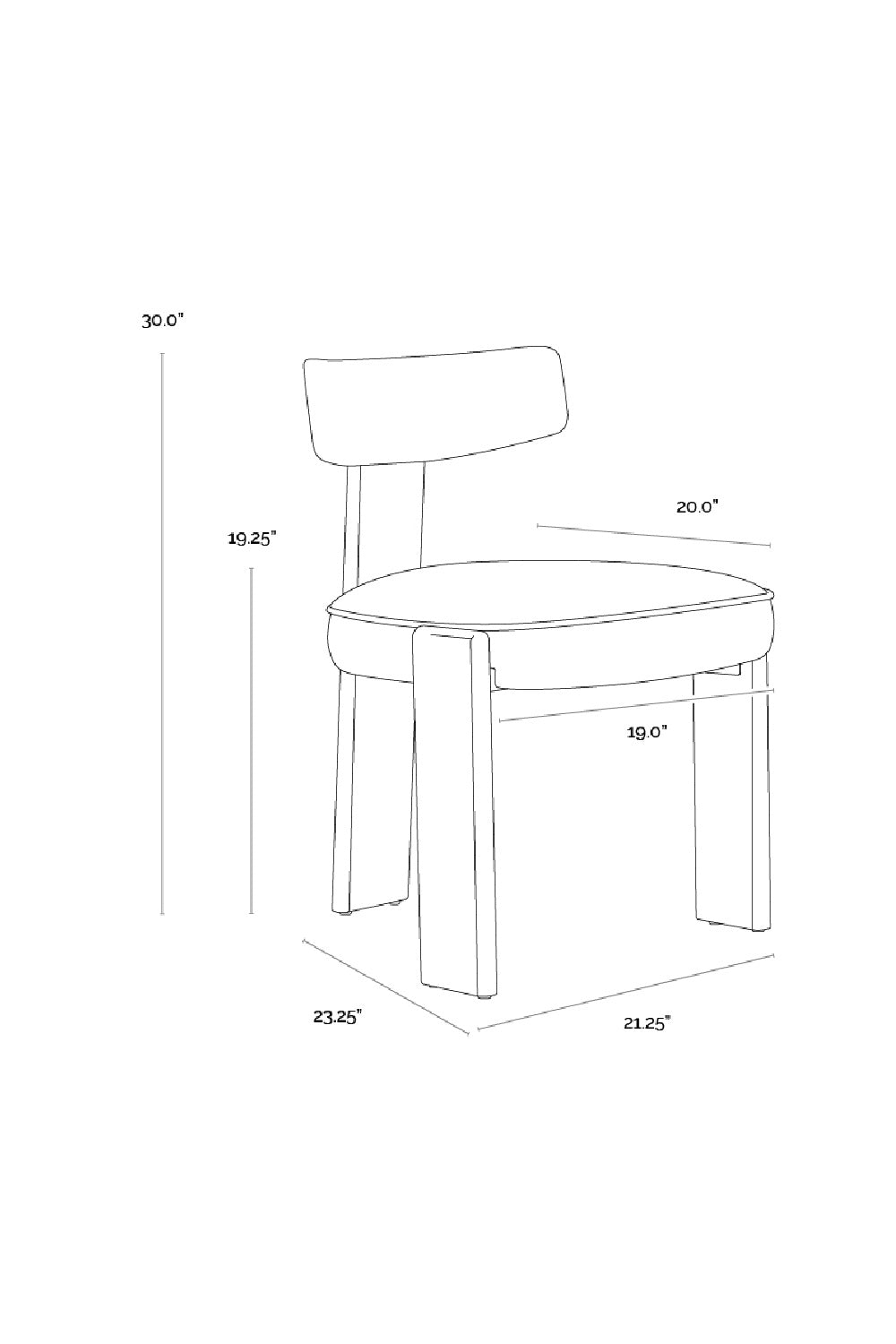 Oak Leather Dining Chairs (2) by Splendido Horton, alternate view 9