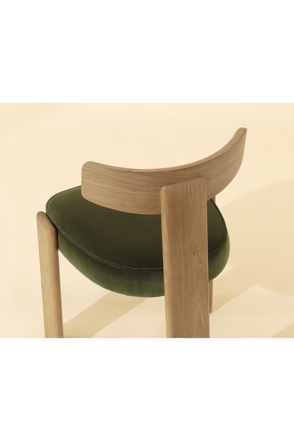 Oak Framed 3-Legged Dining Chairs (2) by Splendido Horton, alternate view 21