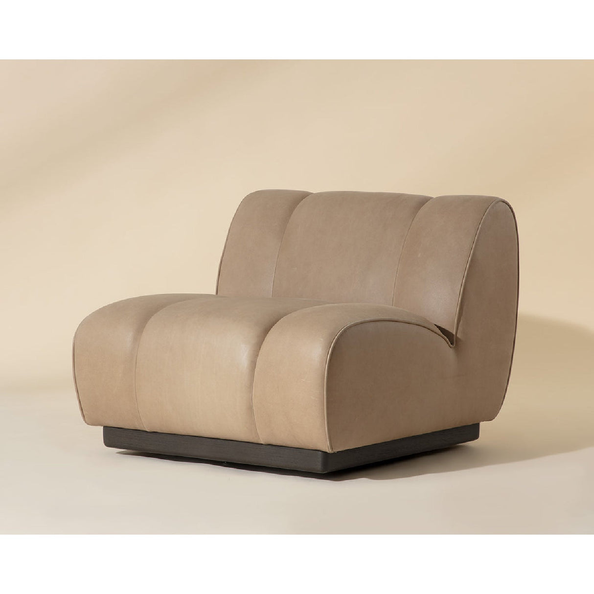 Rounded Modern Swivel Chair by Splendido Blaise Accent Chair, alternate view 14