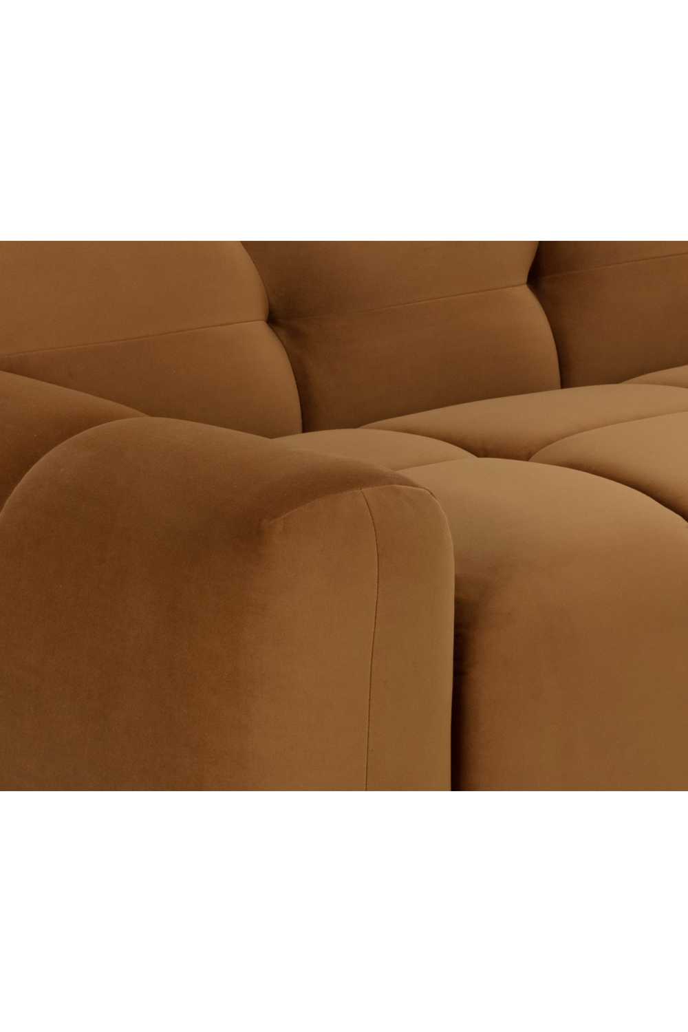 Gold Tufted Sofa by Splendido Romy, alternate view 5