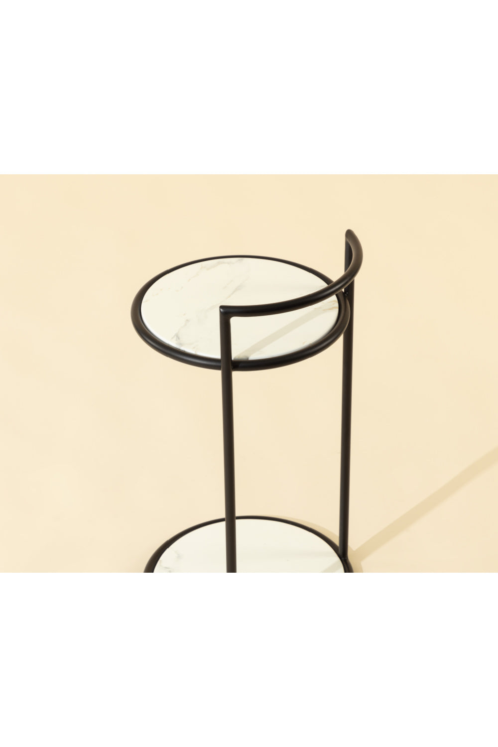Gold Frame Indoor/Outdoor End Table by Splendido Parga Outdoor Side Table, alternate view 22