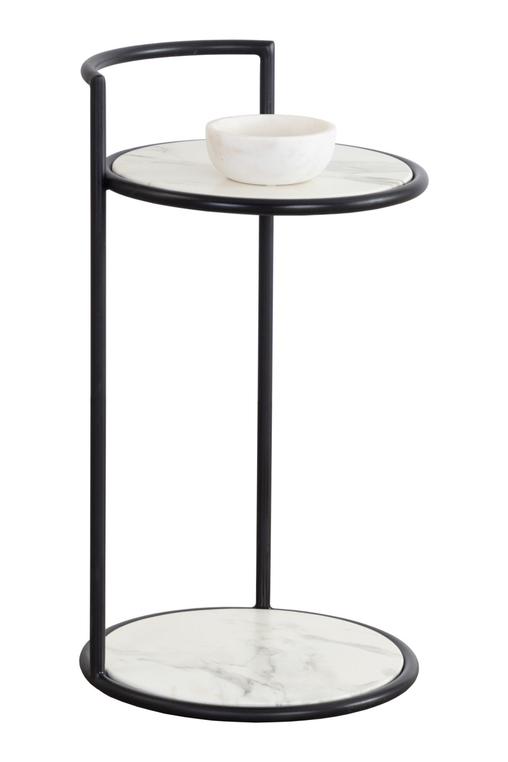 Gold Frame Indoor/Outdoor End Table by Splendido Parga Outdoor Side Table, alternate view 15