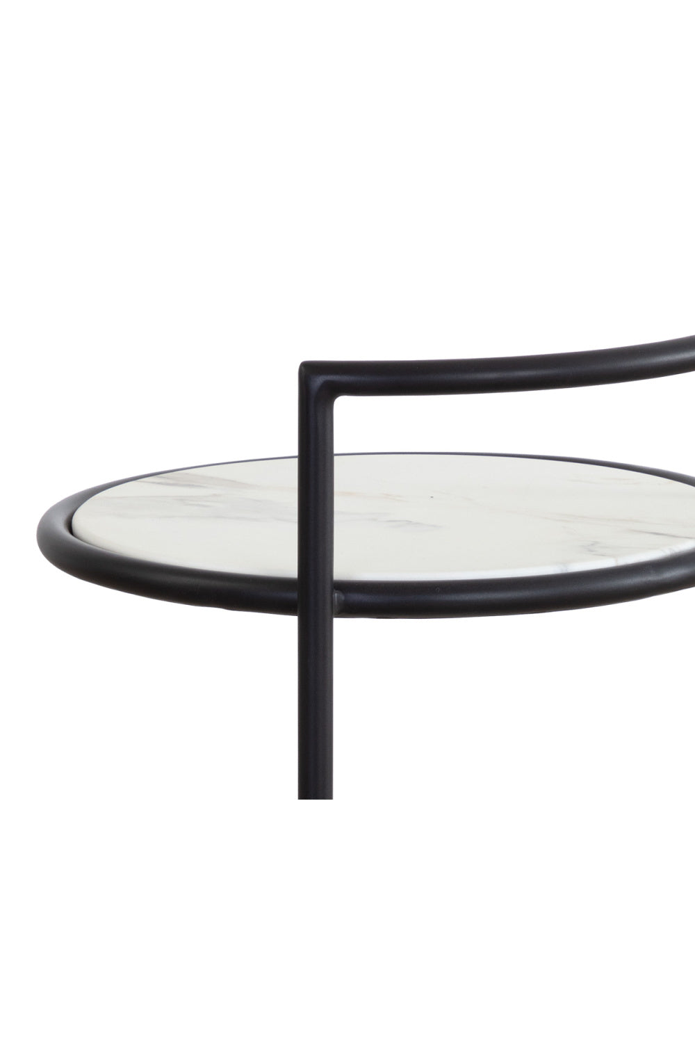 Gold Frame Indoor/Outdoor End Table by Splendido Parga Outdoor Side Table, alternate view 19