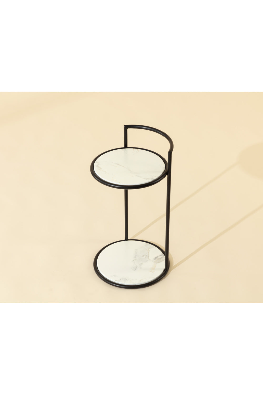 Gold Frame Indoor/Outdoor End Table by Splendido Parga Outdoor Side Table, alternate view 20