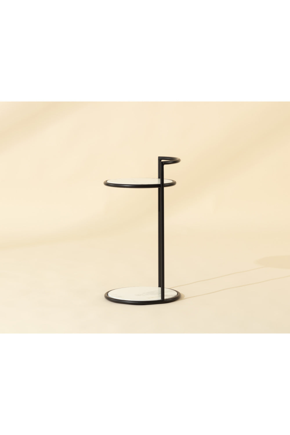 Gold Frame Indoor/Outdoor End Table by Splendido Parga Outdoor Side Table, alternate view 21