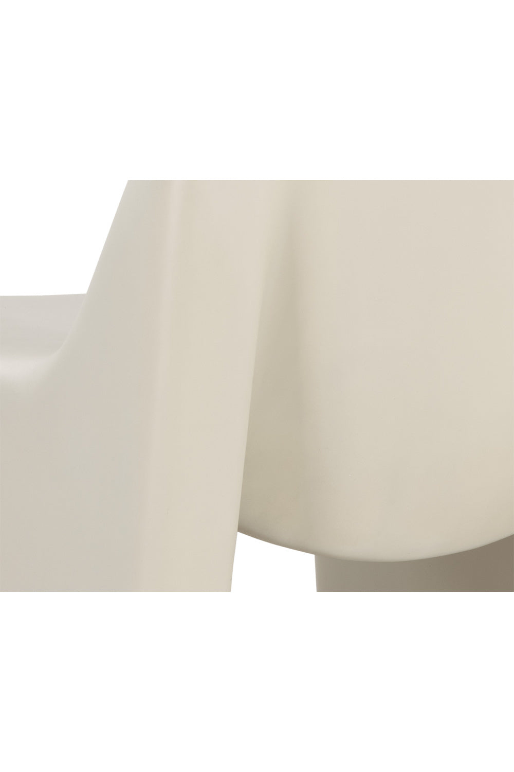 Cream Concrete Indoor/Outdoor Lounge Chair by Splendido Kessel Accent Chair, alternate view 8