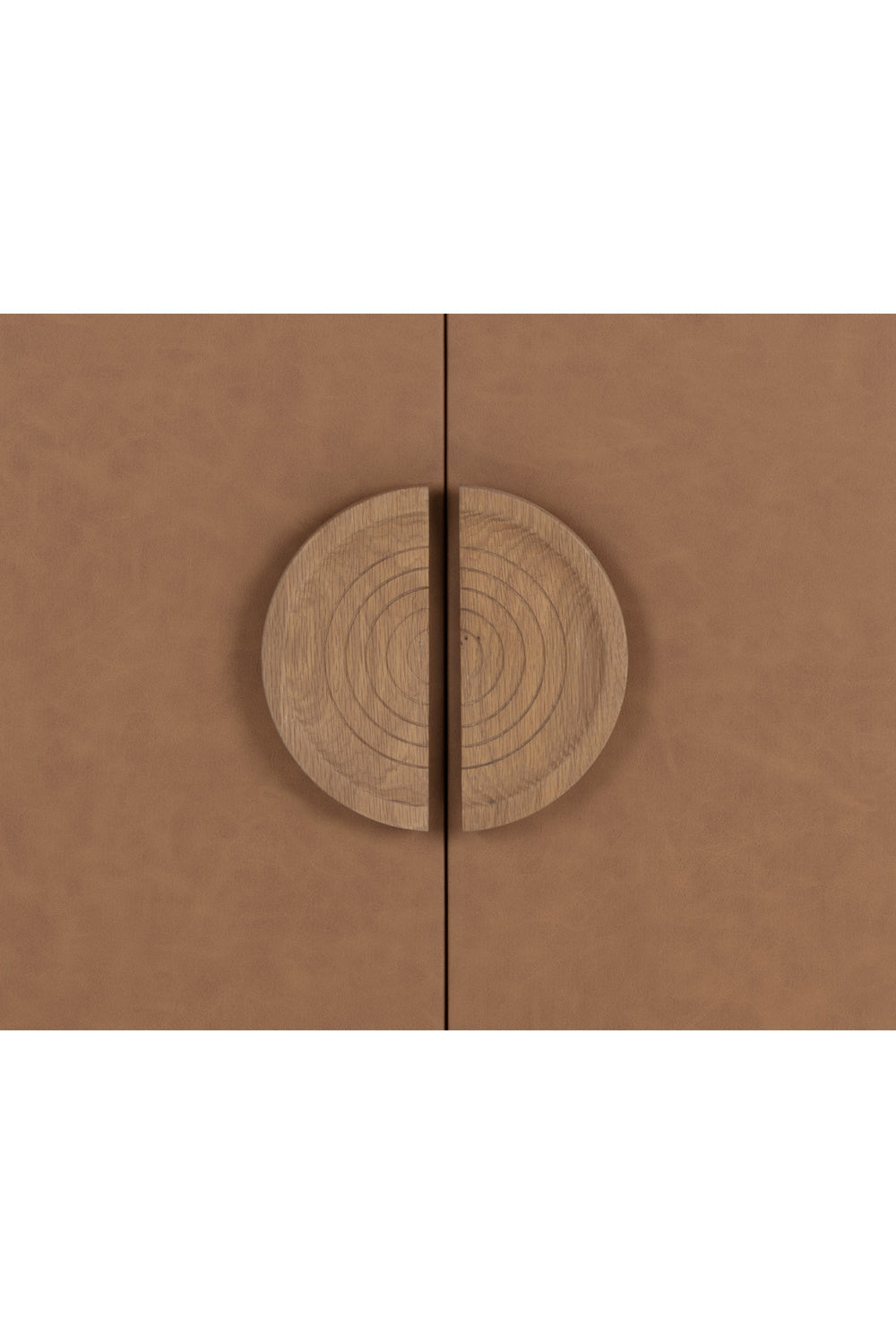 Modern European furniture - Smoked Acacia 2-Door Bar Cabinet - www.oroa.com