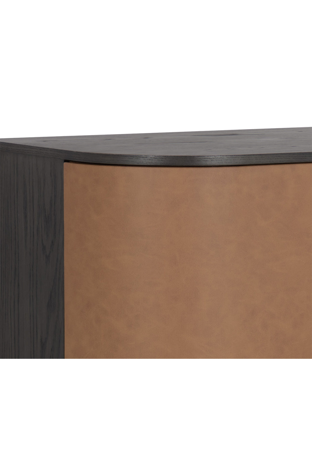 Smoked Acacia 2-Door Bar Cabinet by Splendido Dresden Wine Cabinet, alternate view 8