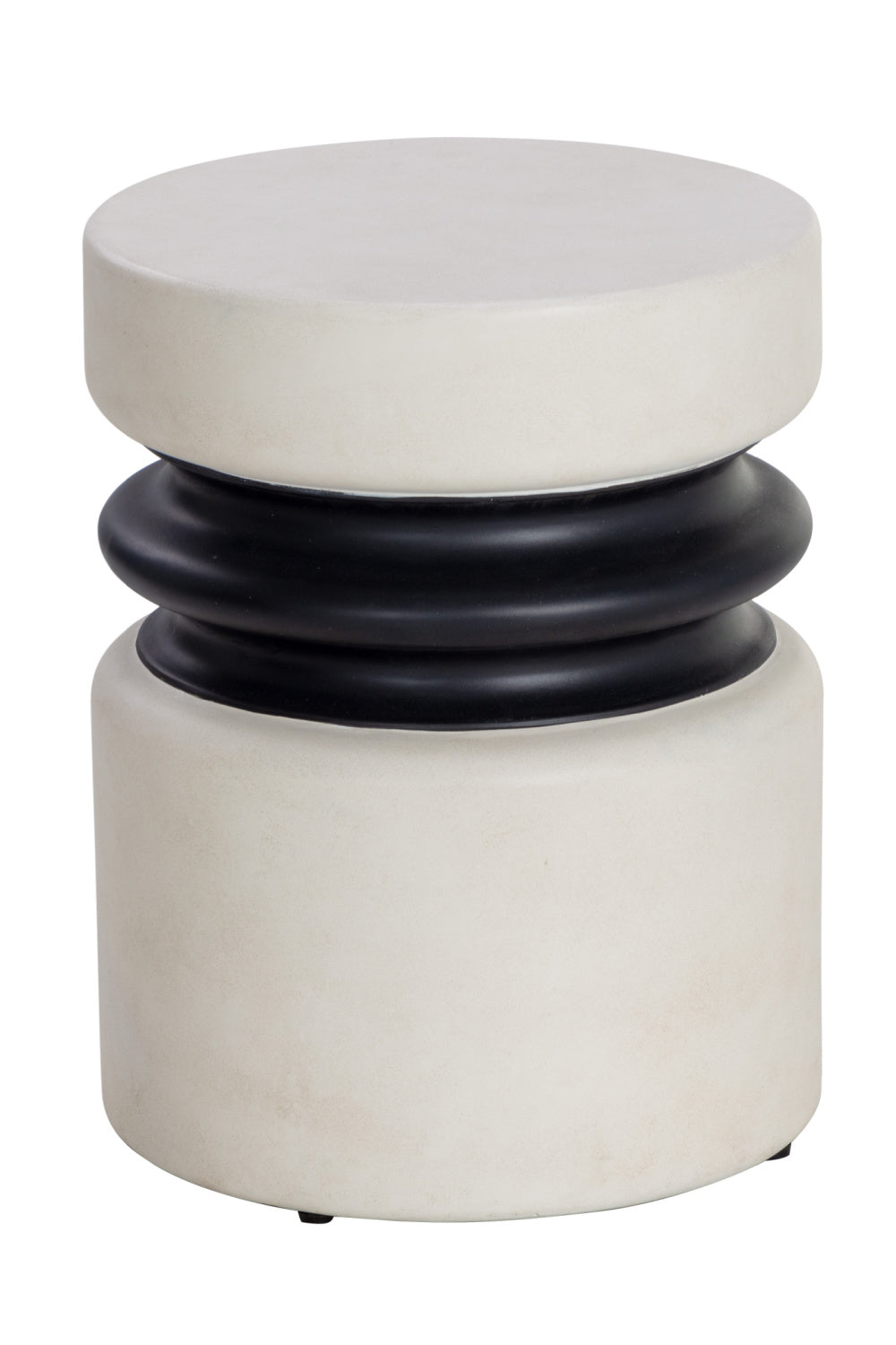 White Indoor/Outdoor End Table by Splendido Sumie Side Table