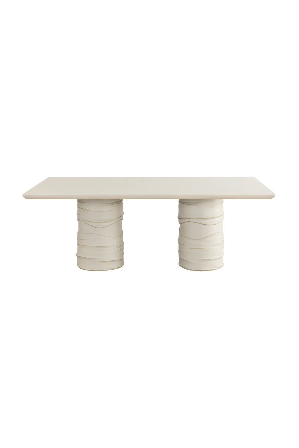 Cream Rectangular Indoor/Outdoor Dining Table by Splendido Alanya