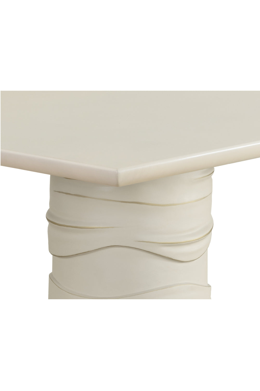 Cream Rectangular Indoor/Outdoor Dining Table by Splendido Alanya, alternate view 4
