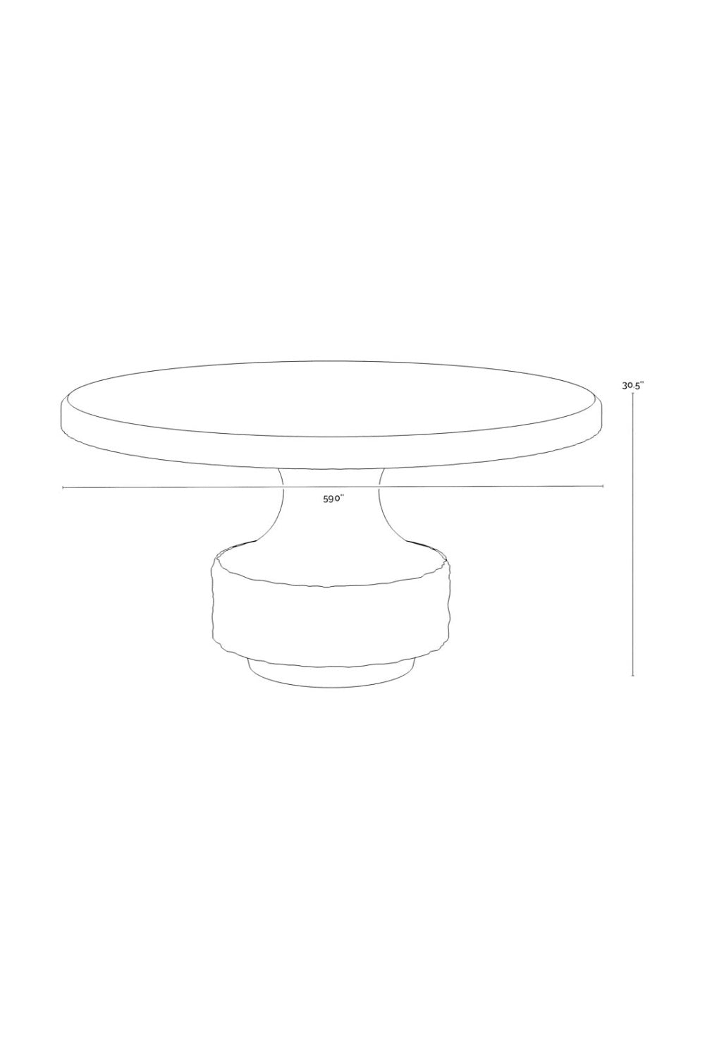 Black Concrete Indoor/Outdoor Dining Table by Splendido Brando, alternate view 8