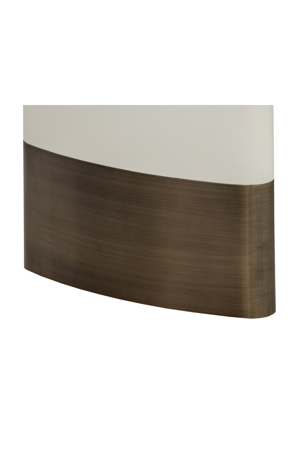 Cream Leather Look Dining Table by Splendido Calida, alternate view 6