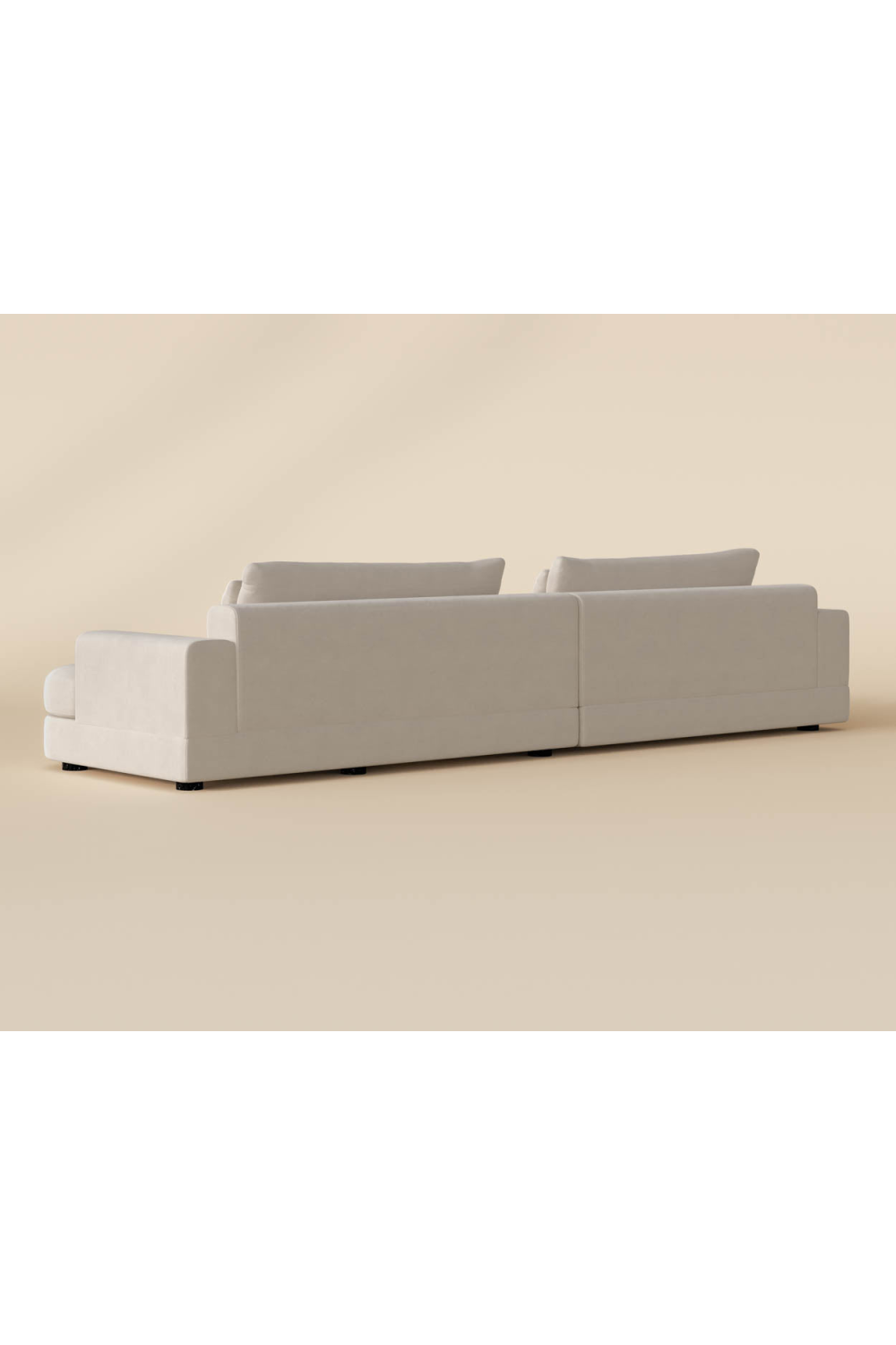 Cream Curved Seat Sofa by Splendido Baela, alternate view 9