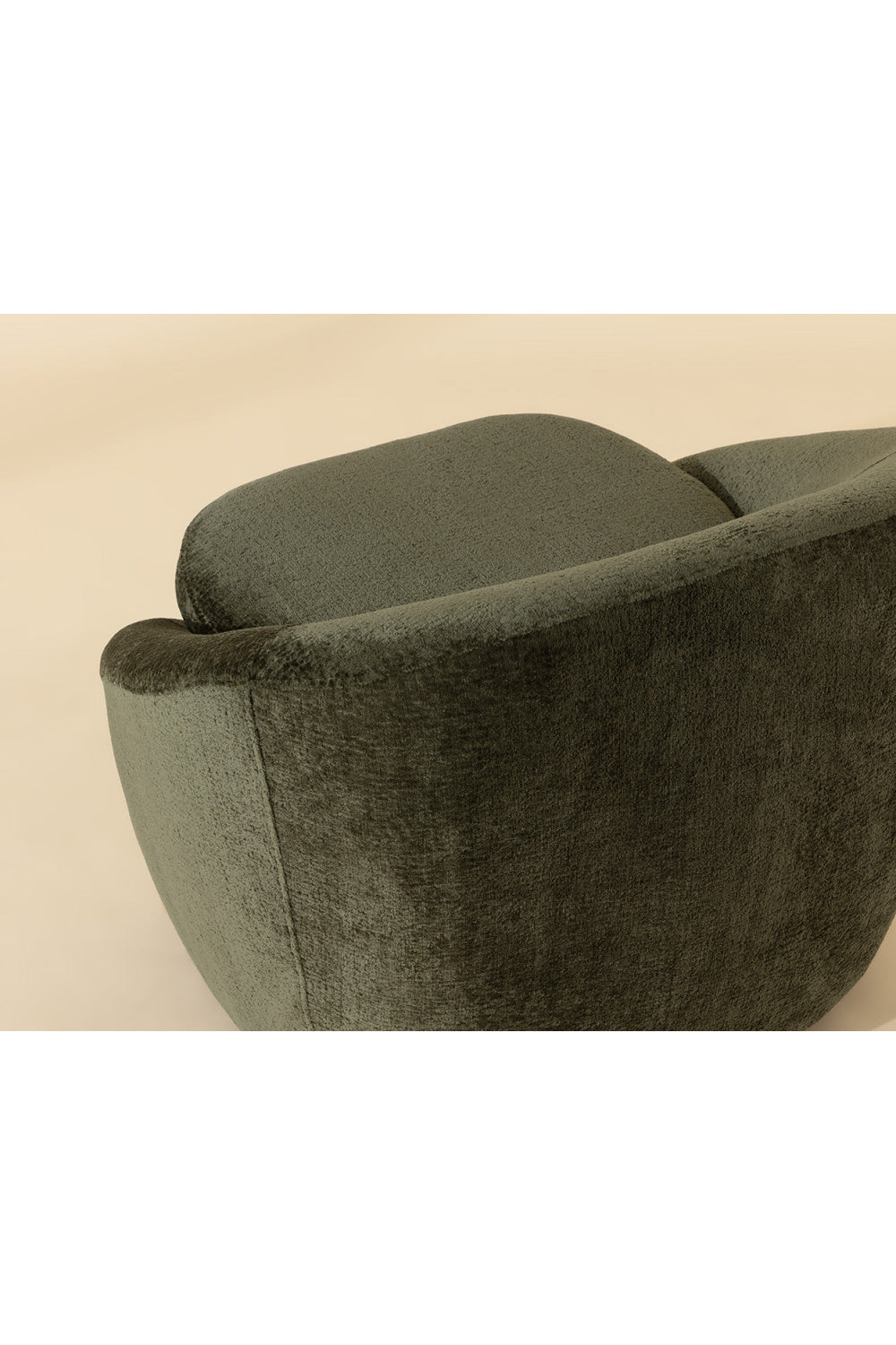 Rounded Swivel Lounge Chair by Splendido Bliss Accent Chair, alternate view 9