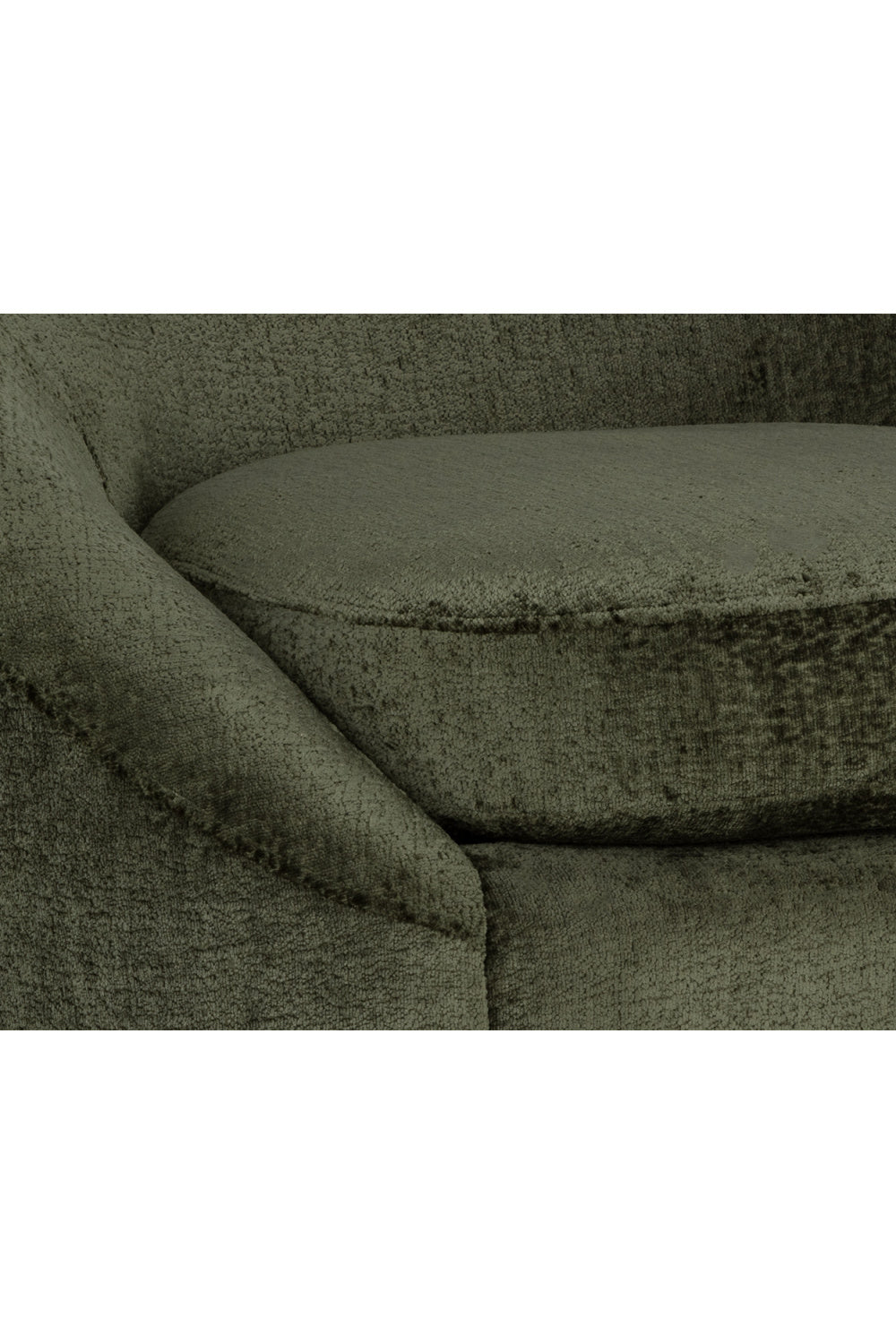 Rounded Swivel Lounge Chair by Splendido Bliss Accent Chair, alternate view 6