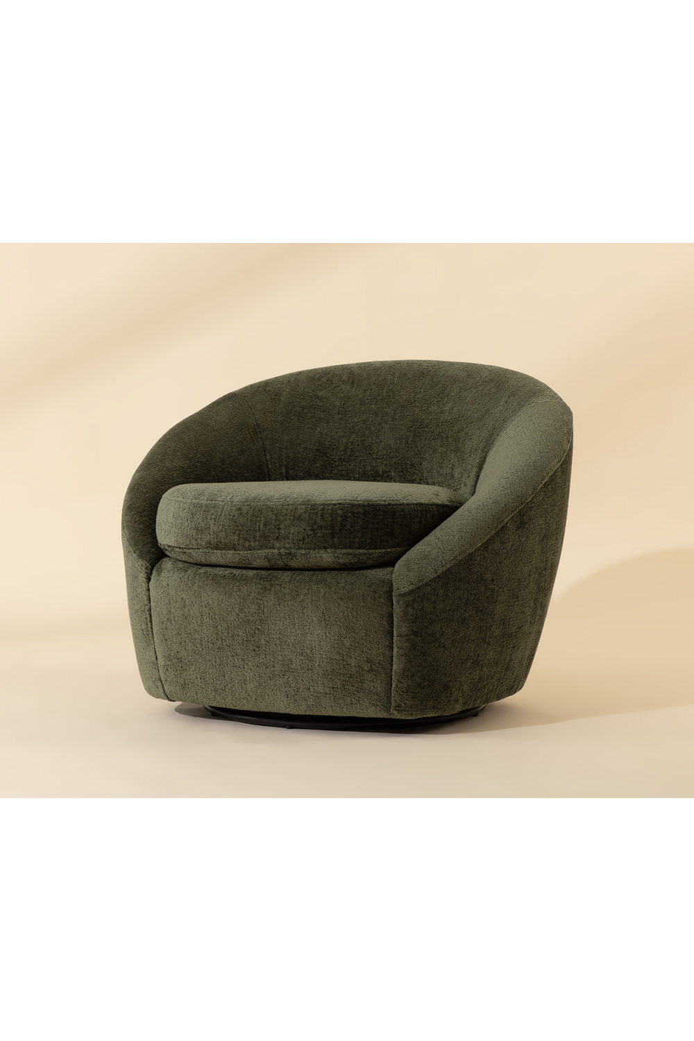 Rounded Swivel Lounge Chair by Splendido Bliss Accent Chair, alternate view 8