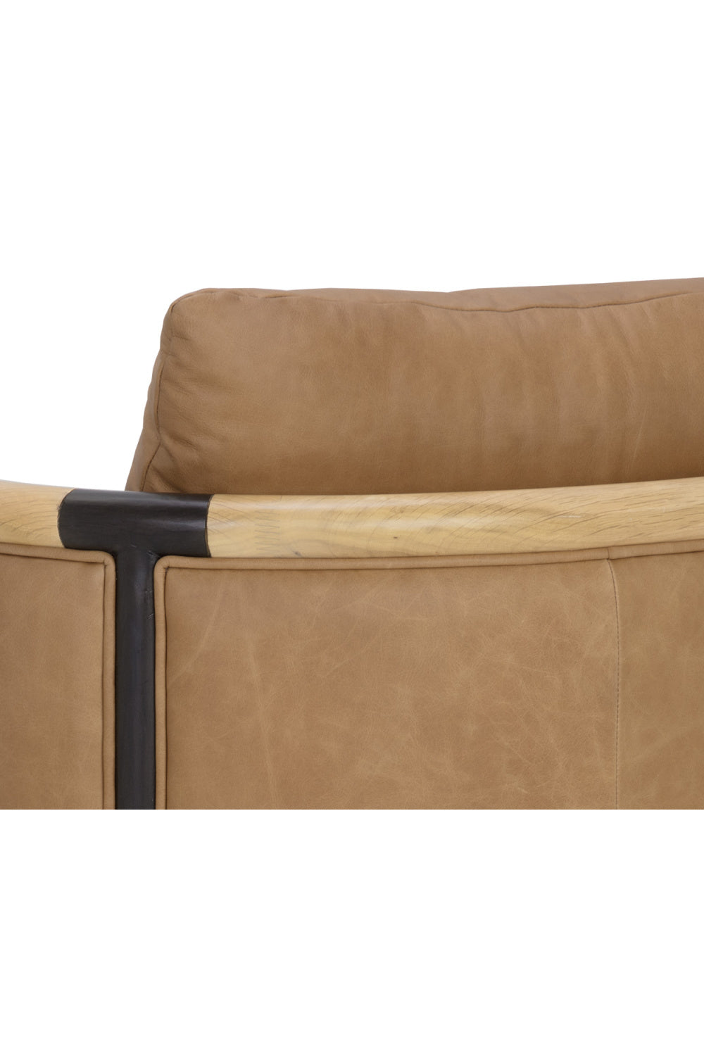 Curved Wood Frame Lounge Chair by Splendido Wilder Accent Chair, alternate view 14