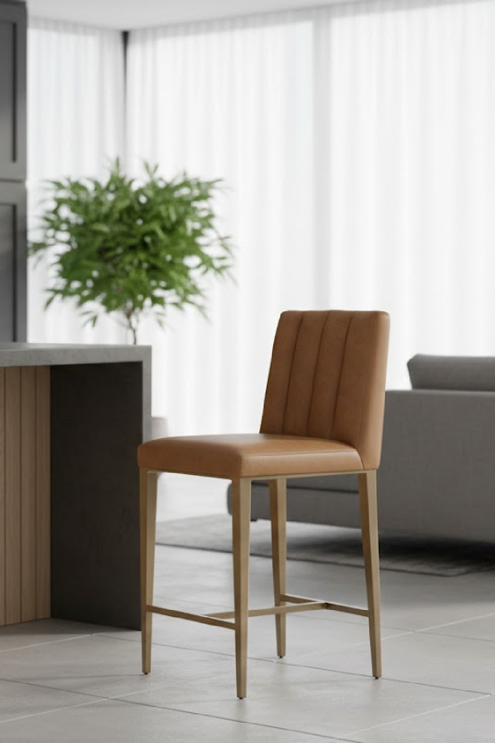 Contemporary Metal Frame Counter Stool by Splendido Wilbur, alternate view 21