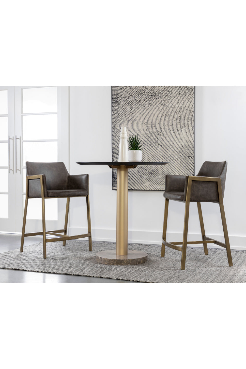 Modern European furniture - Sloped Back Counter Stool - www.oroa.com | Oroa.com