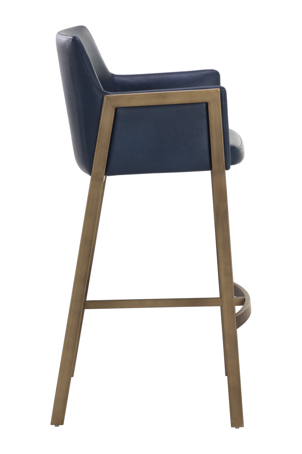 Leather-Look Bar Stool by Splendido Bernadette Barstool, alternate view 5