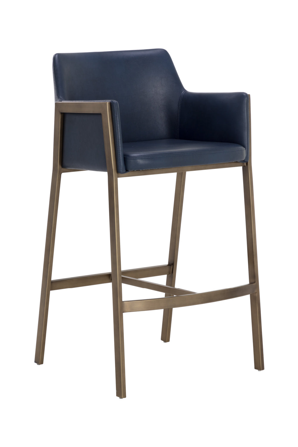 Leather-Look Bar Stool by Splendido Bernadette Barstool
