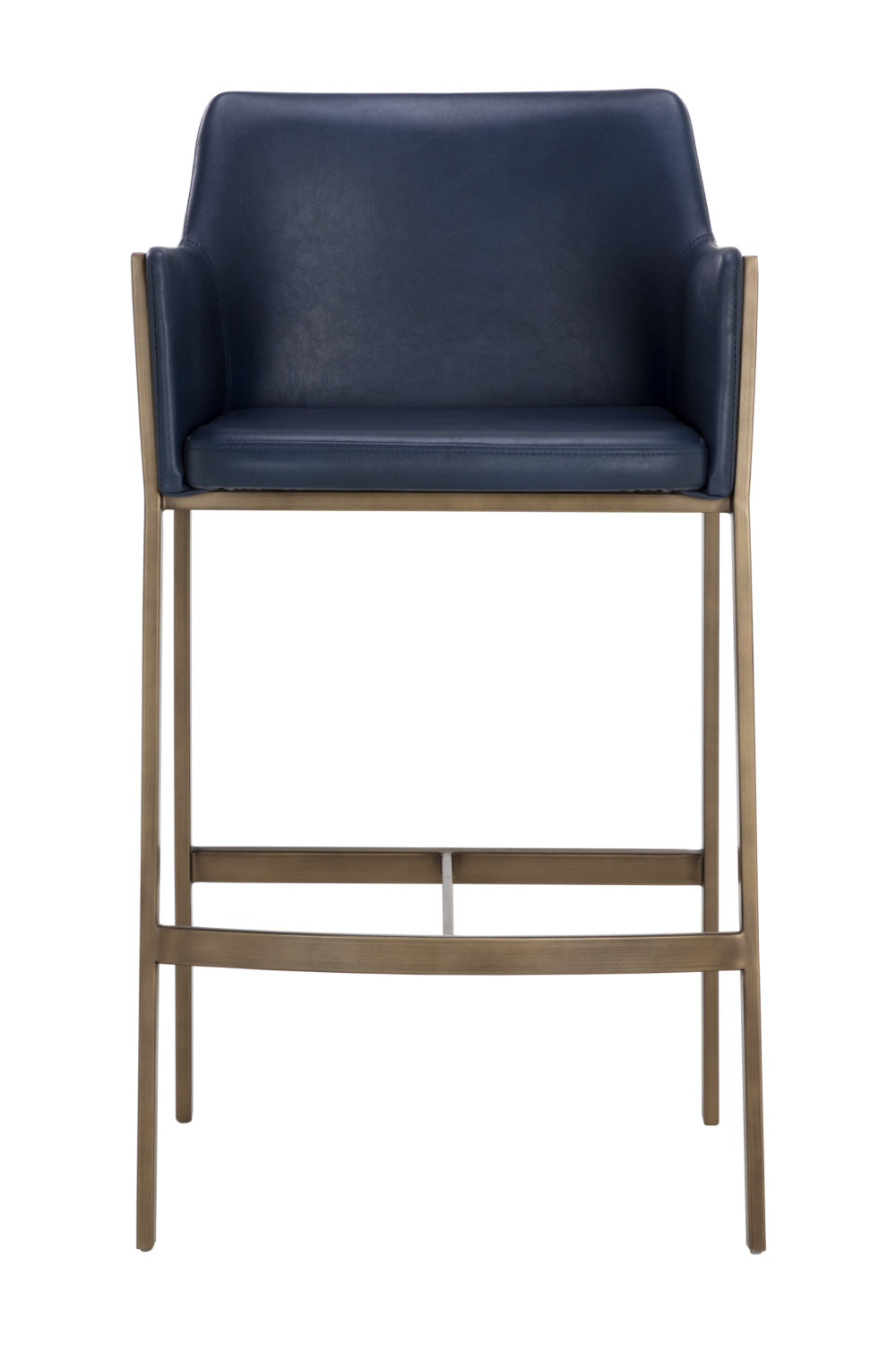 Leather-Look Bar Stool by Splendido Bernadette Barstool, alternate view 3