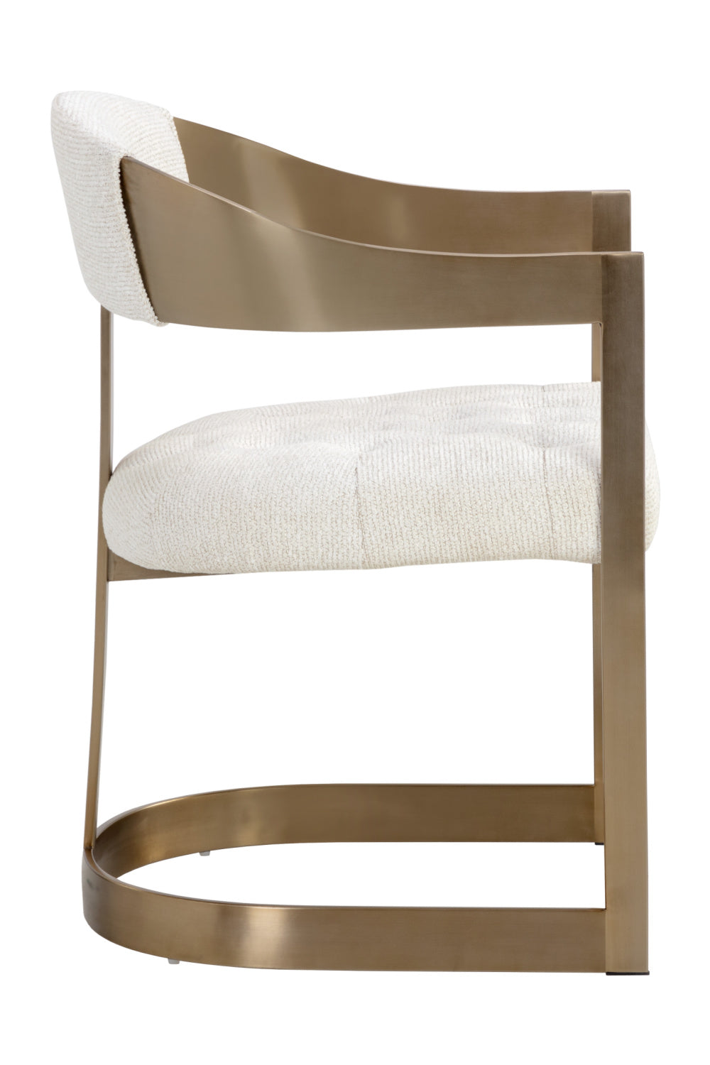 Antique Brass Framed Dining Chair by Splendido Beaumont, alternate view 4