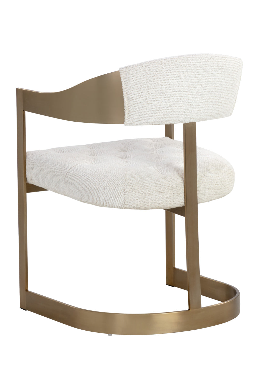 Antique Brass Framed Dining Chair by Splendido Beaumont, alternate view 5