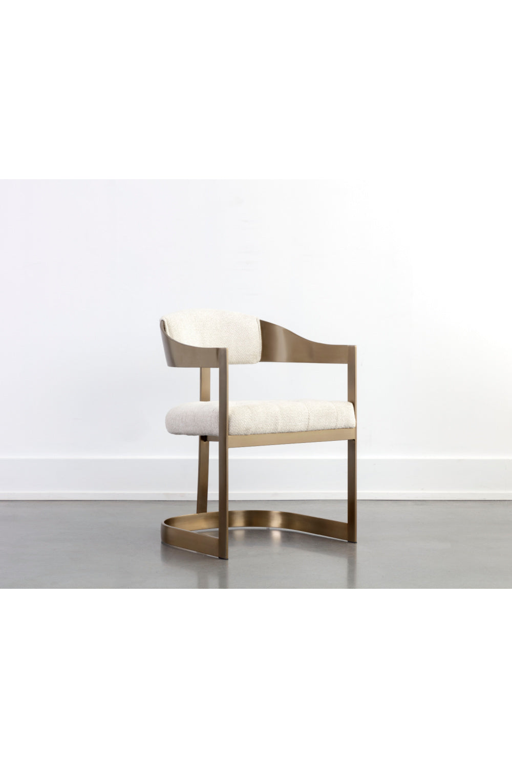 Antique Brass Framed Dining Chair by Splendido Beaumont, alternate view 9