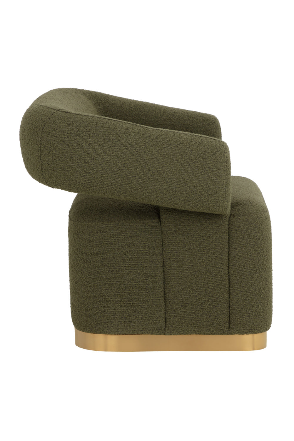 Green Swivel Lounge Chair by Splendido Aggie Accent Chair, alternate view 4