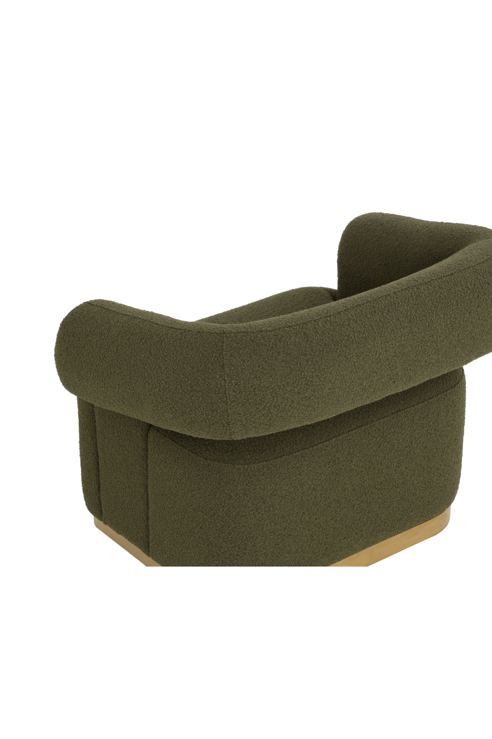 Green Swivel Lounge Chair by Splendido Aggie Accent Chair, alternate view 6