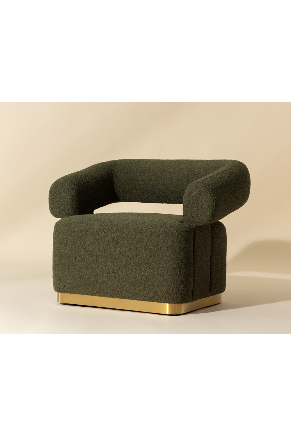 Modern European furniture - Green Swivel Lounge Chair - www.oroa.com