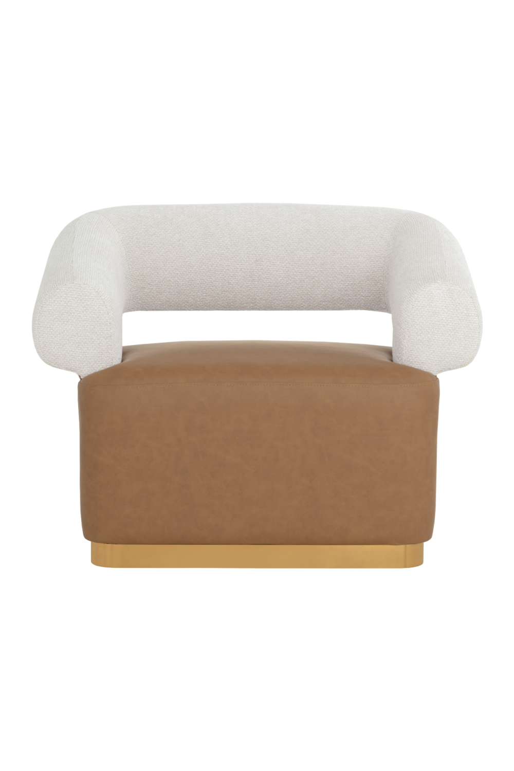 Two-Toned Swivel Lounge Chair by Splendido Aggie Accent Chair, alternate view 3