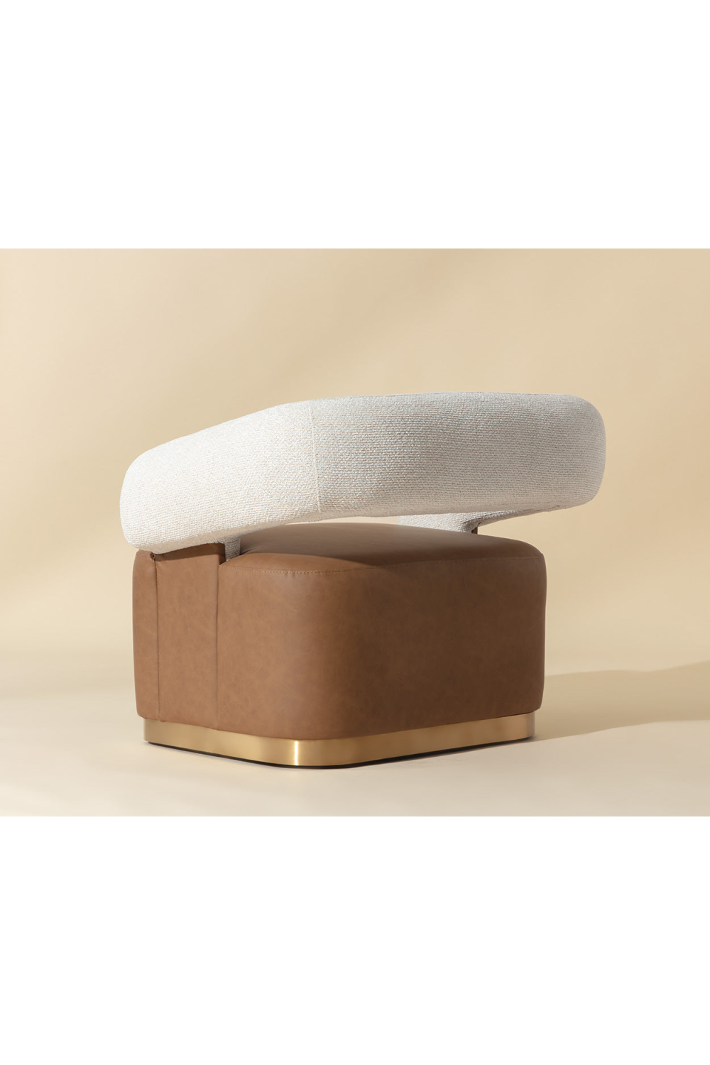 Two-Toned Swivel Lounge Chair by Splendido Aggie Accent Chair, alternate view 10
