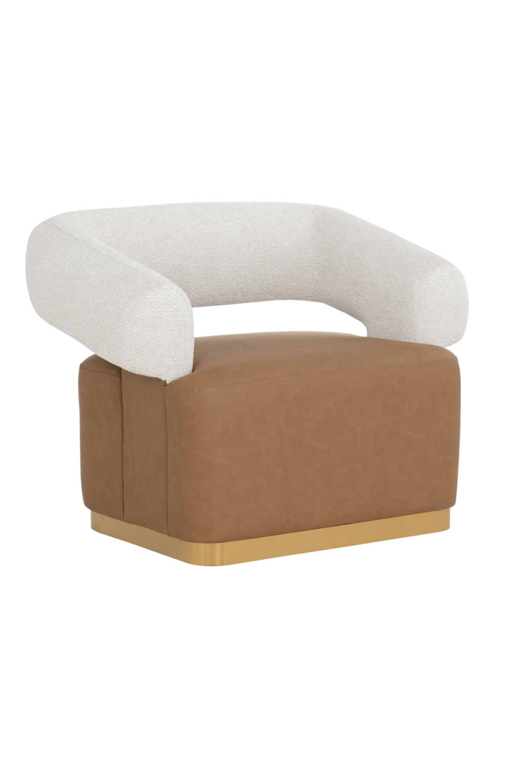 Two-Toned Swivel Lounge Chair by Splendido Aggie Accent Chair