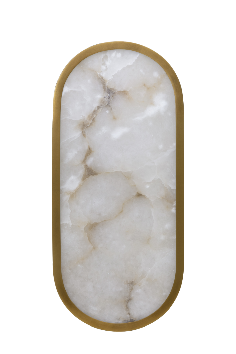Oval Alabaster Wall Lamp by Splendido Sidra, alternate view 3
