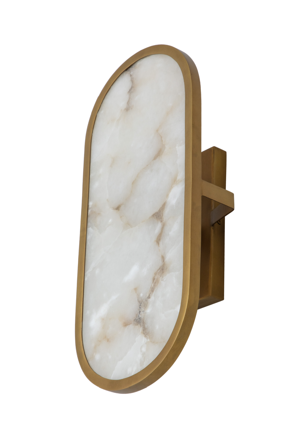Oval Alabaster Wall Lamp by Splendido Sidra, alternate view 4