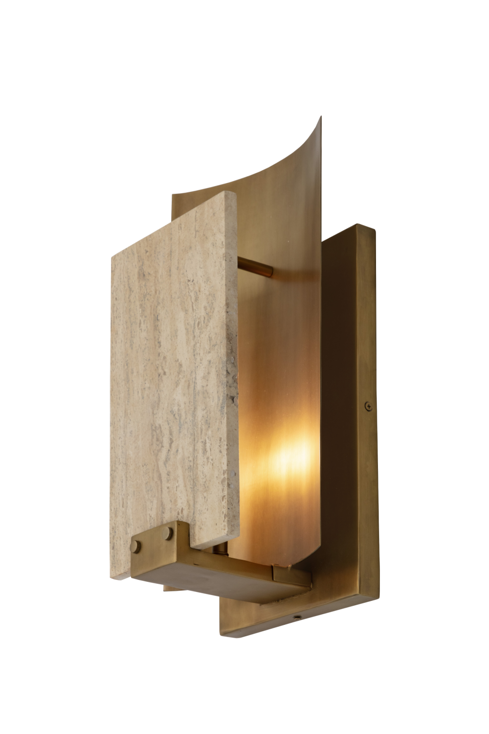 Travertine Wall Lamp by Splendido Ciana