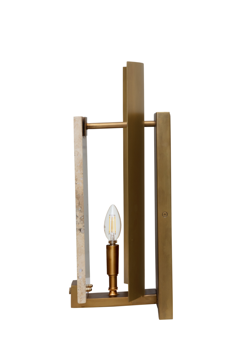 Travertine Wall Lamp by Splendido Ciana, alternate view 4