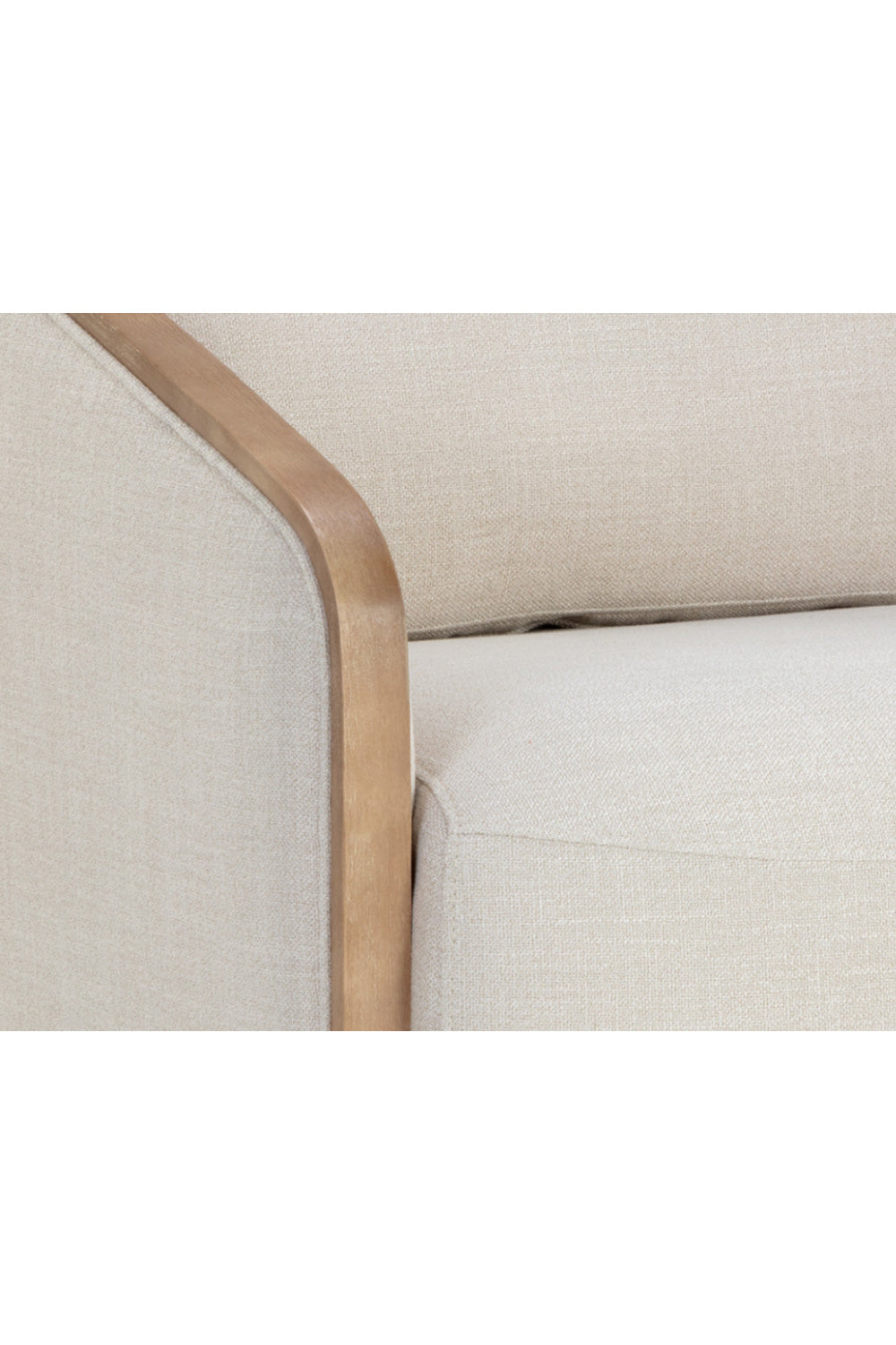 Birch Wood Frame Swivel Chair by Splendido Tasia Accent Chair, alternate view 8