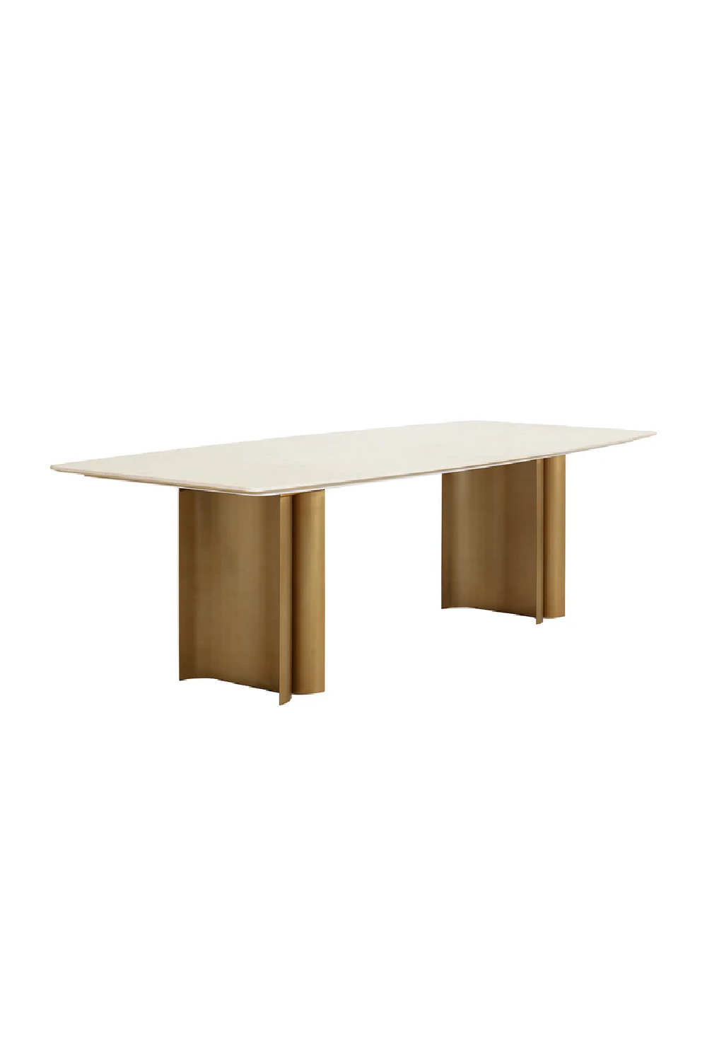 Cream Marble Dining Table by Splendido Astara, alternate view 3