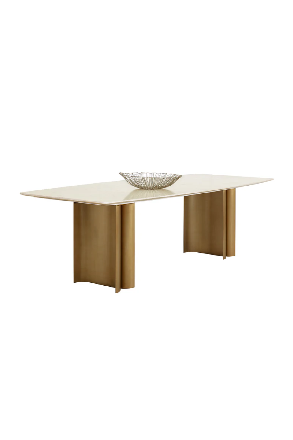 Cream Marble Dining Table by Splendido Astara, alternate view 4