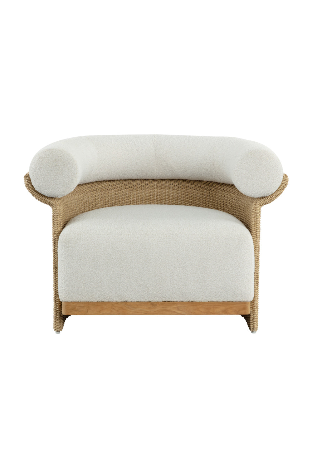 Woven Wicker Indoor/Outdoor Lounge Chair by Splendido Asos, alternate view 5