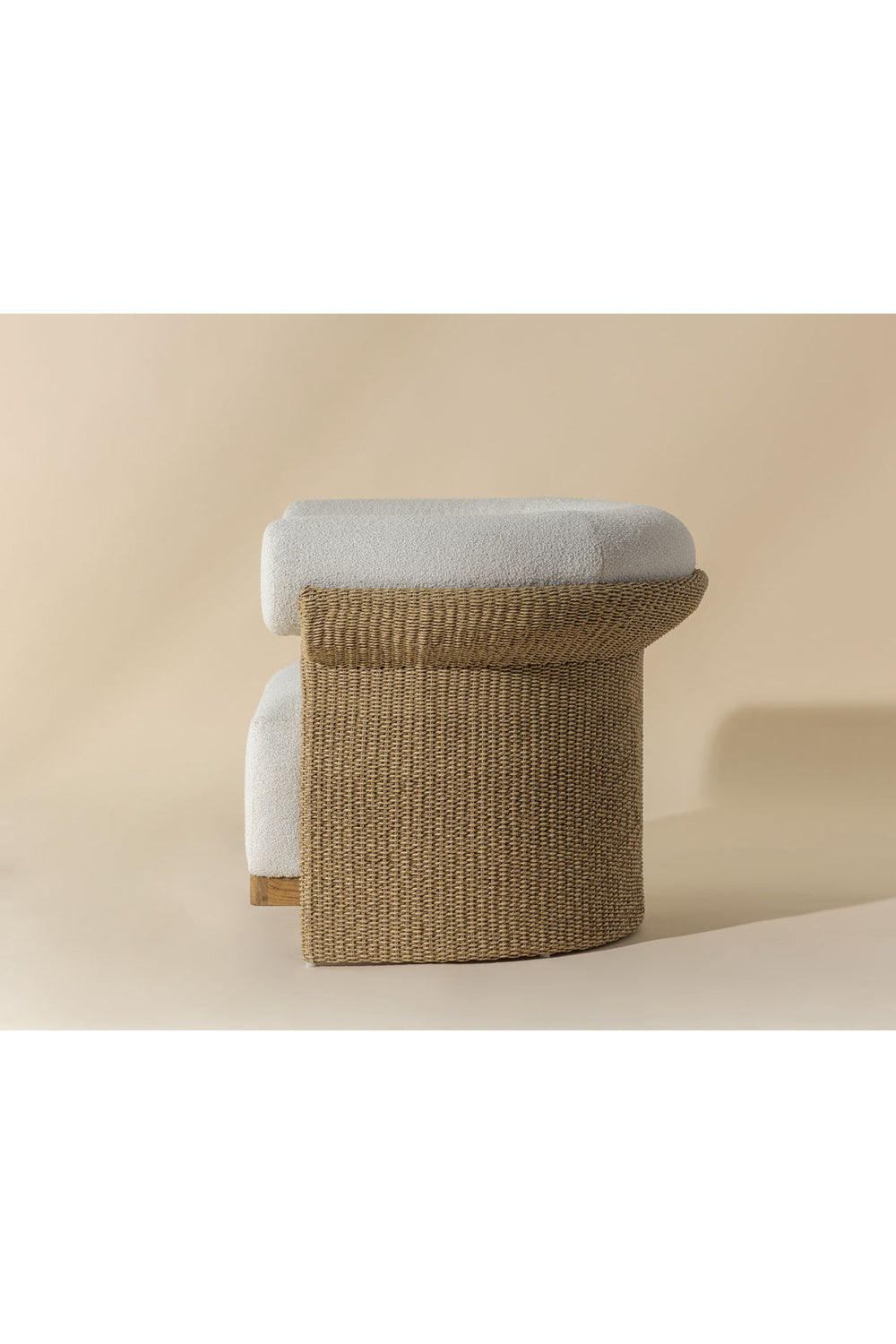 Woven Wicker Indoor/Outdoor Lounge Chair by Splendido Asos, alternate view 10